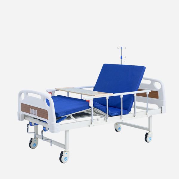 Manual Multifunctional Hospital Patient Bed Paralysis Turning Lift With Stool