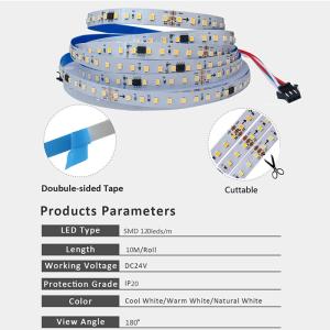 Customizable 6500K White Electroplate LED Strip Light for Various Lighting