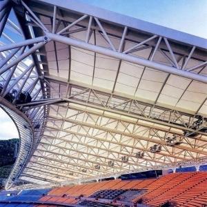 Reliable Steel Gym Building Lightweight Large Scale Prefabricated Stadium