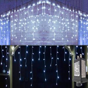Quality Connectable Easter Icicle Lights 100 LED 10M Length Cold White for sale
