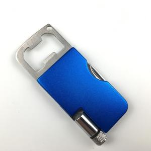 Promotional LED Multifunctional Folding Bottle Opner Stainless Steel Folding