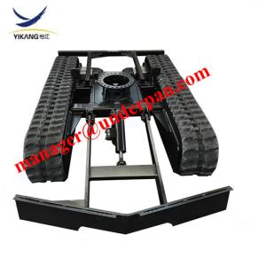 Custom hydraulic crawler ruber track undercarriage system manufacturer with