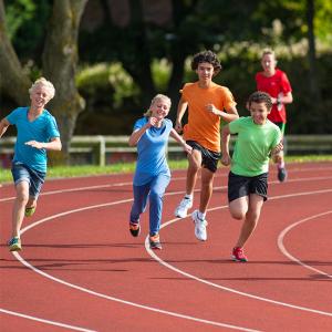 Stadium Eco Sports Flooring Outdoor Anti Slip Jogging Track 13mm