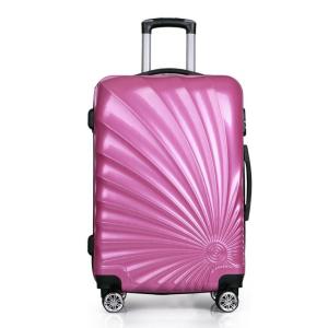 Quality Combination Lock Silent Wheel Glossy ABS PC Suitcase for sale