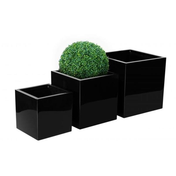 Fiberglass Plant Pot With Variety Of Sizes Fiberglass Flower Planters Matte Finished Customized