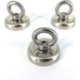 Buy White Ferrite /NdFeB Ceiling Pot Magnets with Hook at wholesale prices