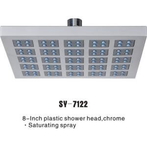 Quality Square 8-Inch Plastic Shower Head for sale