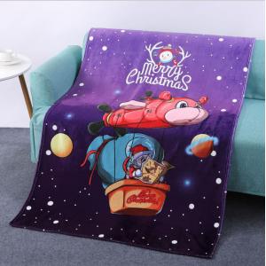 Customized Digital Printing Anti-Pilling Super Soft Fleece Blanket