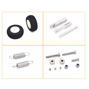 Unisex RC Toy Accessories CNC3MM/5MM RC Airplane Landing Gear 152MM Height