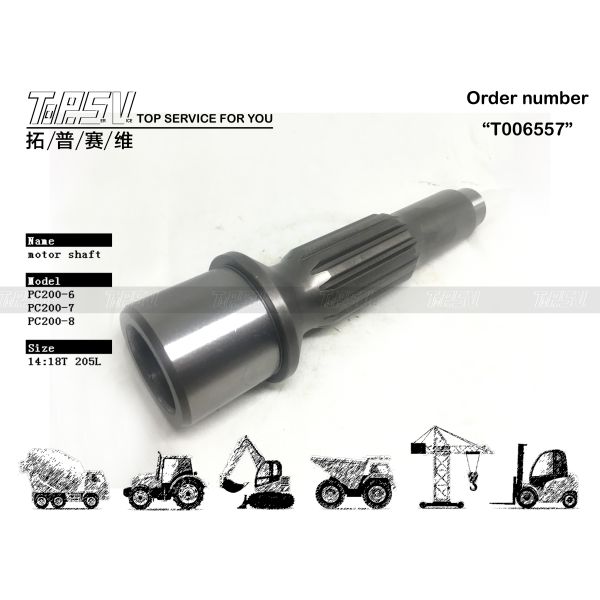 708-8F-32110 Compatible PC200-6 Excavator Final Drive Motor Shaft Ideal For In