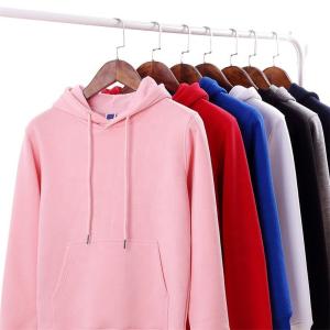 Wholesale Custumized Embroidered Custom Hoodies plain thick pullover hoodie