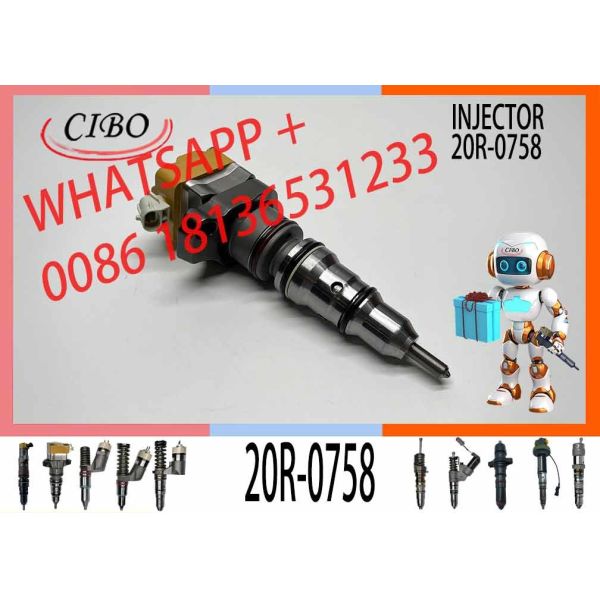 Diesel fuel injector Engine Parts Common Rail Inyector 1747526 174-7526 20R-0758 For 3412E Engine Truck