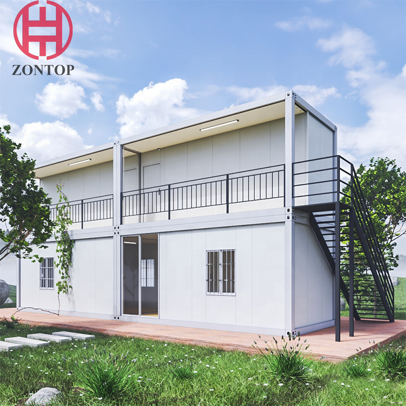 Zpontop Fast Construction Modern Office School Construction Modular Prefab Container House
