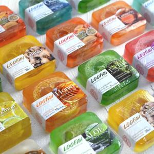Loofah Aloe Handmade Soap Essential Oil Soap Customizable Volume
