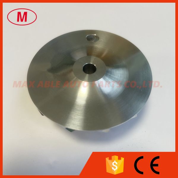 T2 6+6 blades 41.46/55.98mm Turbocharger milling/aluminum 2618/billet compressor wheel for 704136-0003