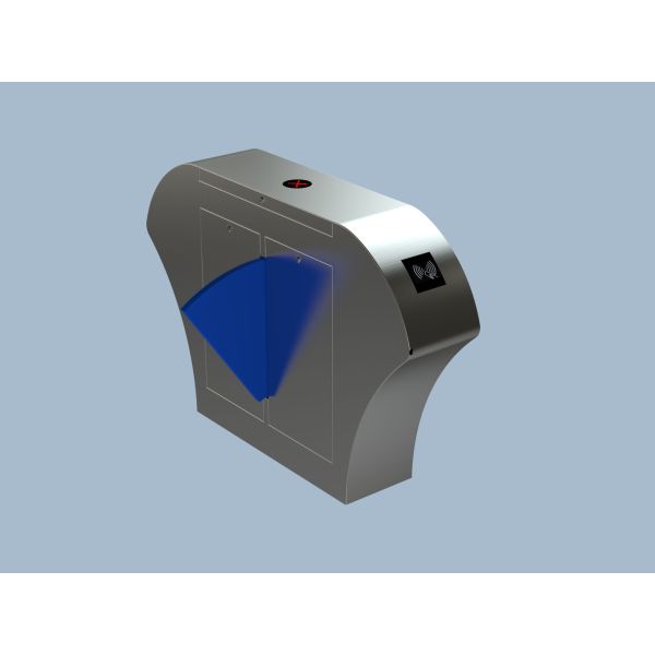 304 Stainless Steel Flap Barrier Gate Turnstile Security For Ticket Checking