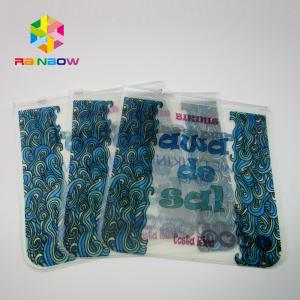 China Custom Swimwear Packing PVC Bikini Zipper Bags on sale