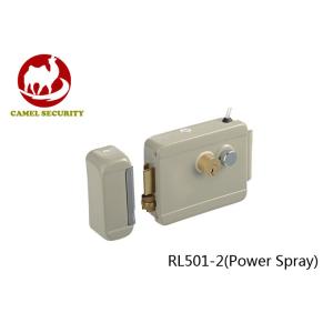 60mm Backset Solid Brass Rim Lock , Gate Electric Lock 10W Consumption Power