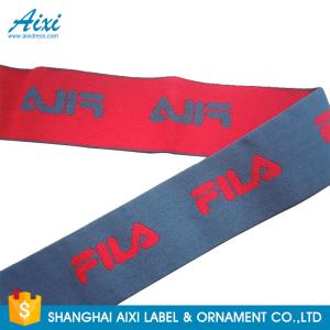 Spandex Webbing Tape Jacquard Elastic Waistband Soft Underwear Custom Logo