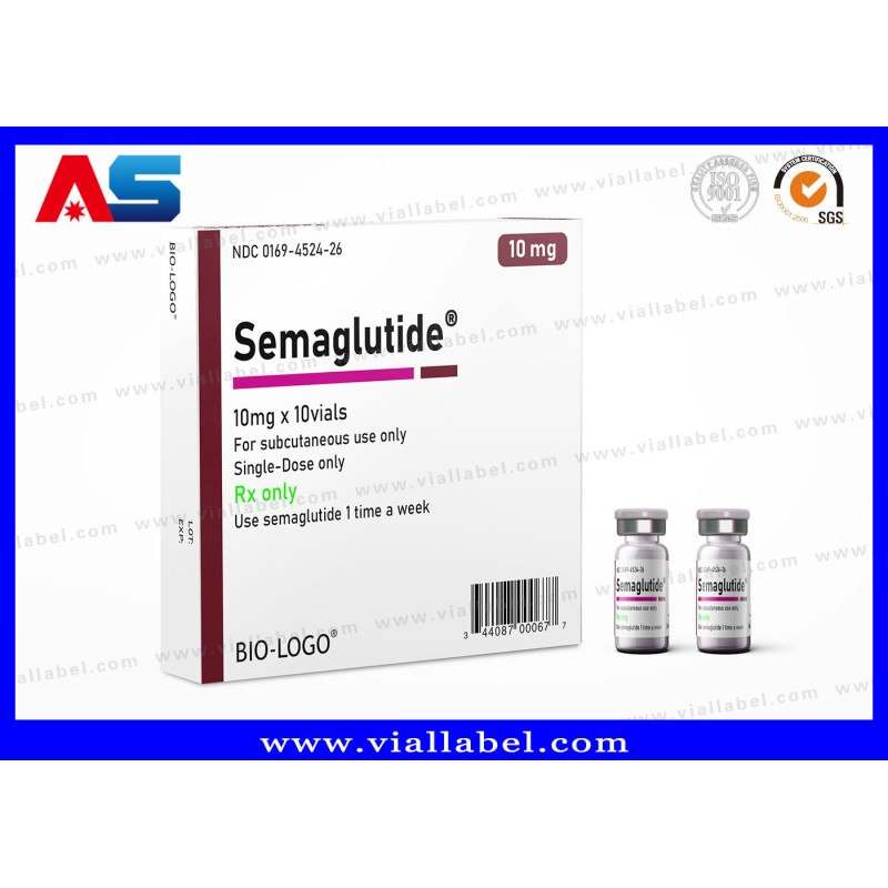 Customized ISO 9001 Pharma 10ml Vial Boxes for Storage , Regular Printing for peptide vials