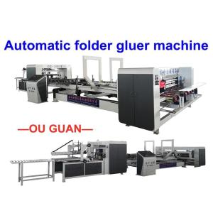 High Precise 2600mm Carton Folder Gluer Machine Automatic