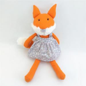 Quality ODM OEM Plush Orange Fox Animal Toy Comforter Lovely PP Cotton Stuffed Animal Toys for sale