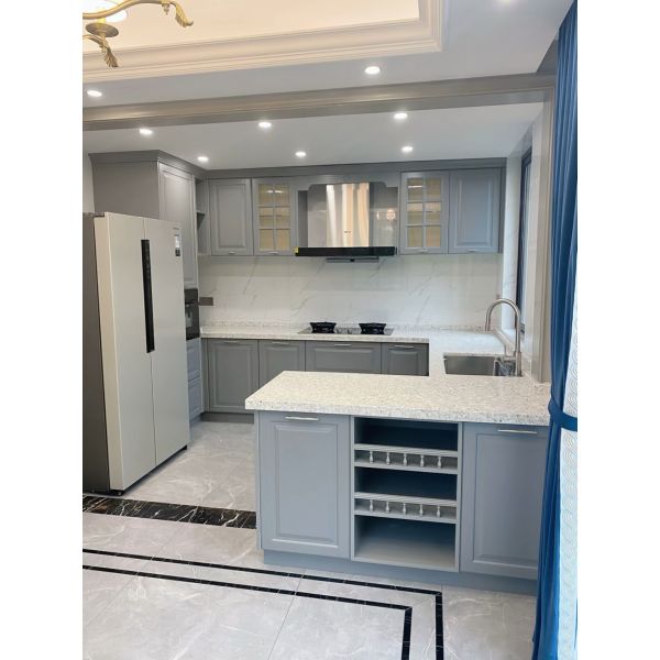 Accessories Drawer Slide Kitchen Cabinet Melamine PET For Apartment Residence