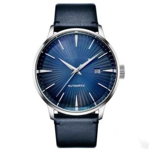 5BAR Mechanical Skeleton Watch 12mm Mens Winding Automatic Date Function