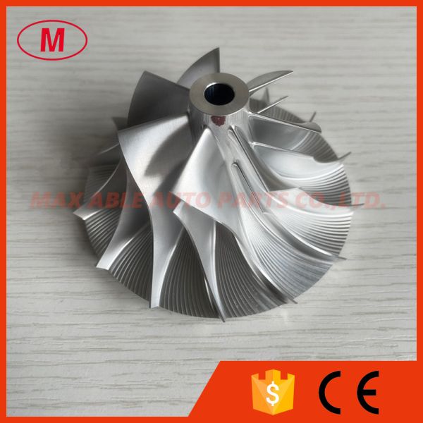K27 50.12/80.93mm 7+7 blades high performance turbo milling/aluminum 2618/billet compressor wheel