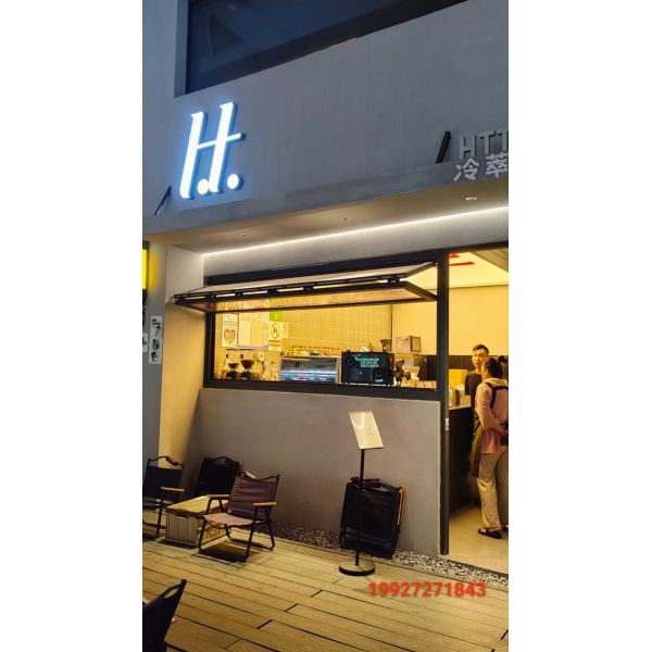 Modern Aluminum Tempered Glass Accordion Vertical Folding Local Window Bifold Windows