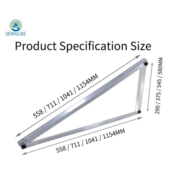 Aluminum Alloy Solar Panel Tripod Foldable Photovoltaic Bracket