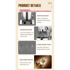 Professional Spiral Dough Mixer Electric Stainless Steel Body Multifunction