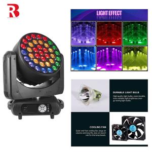 Aluminum Alloy Moving Head Light LED Wash Zoom RGBW 4in1
