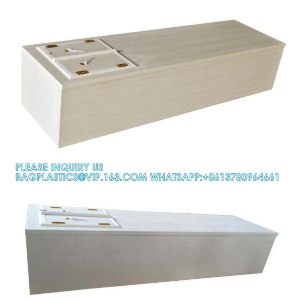 Japanese Plywood Casket Wooden Coffin With Flower Painting Casket Wooden Coffin OEM Japanese Wooden Coffin