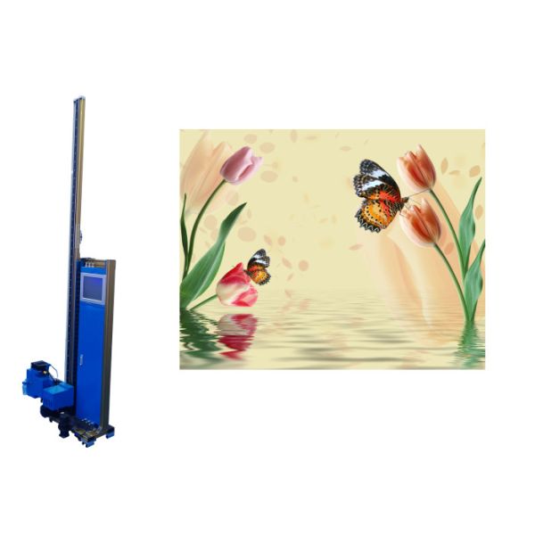 Buy Intelligent Foldable 2 Printheads 3d Vertical Wall Printer Automatic Cleaning at wholesale prices