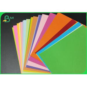 787mm / 850mm Thick Red Yellow Uncoated Printing Paper 110g - 220g