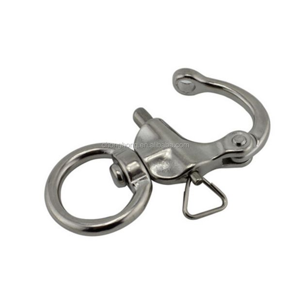 316 Stainless Steel Swivel Snap Shackle 65mm Metric Pin Lock