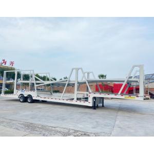 Quality 2 Layer Hydraulic Car Transport Semi Trailer 8 Tire for sale