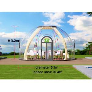 New Design Polycarbonate Dome Tent Modular Prefab PC Crystal Bubble Dome House