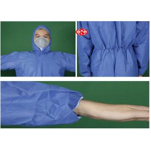 Tear Resistant Hooded Disposable Protective Coverall With Boot