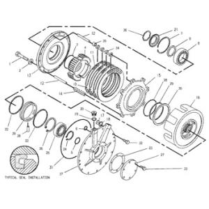 7G2824 Piston Engine 7G-2824 Ring 1005079 Ring Piston Oil Cylinder Liner 100