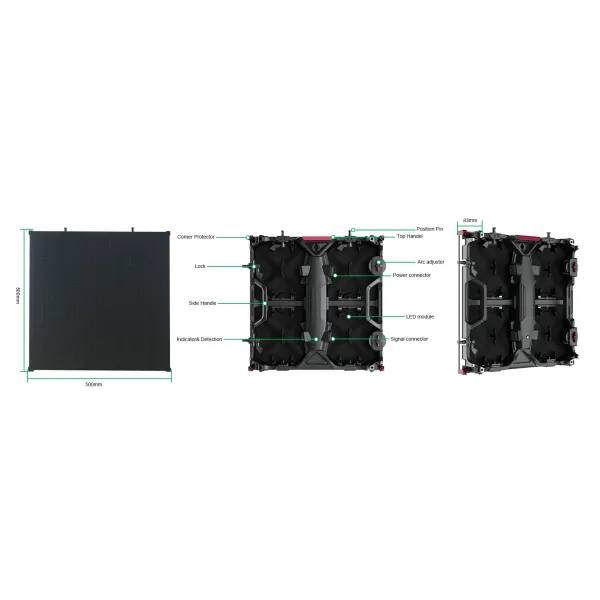 rental led display layout