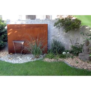 1800mm Anti Corrosion Metal Garden Ornaments Corten Steel Water Trough