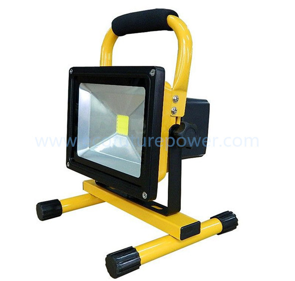 Buy Rechargeable LED 10W Floodlight with car and home charger at wholesale prices