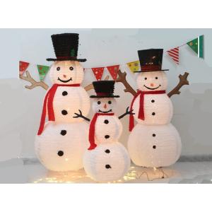 Christmas decorations illuminated snowman Santa Claus Hotel shopping mall layout