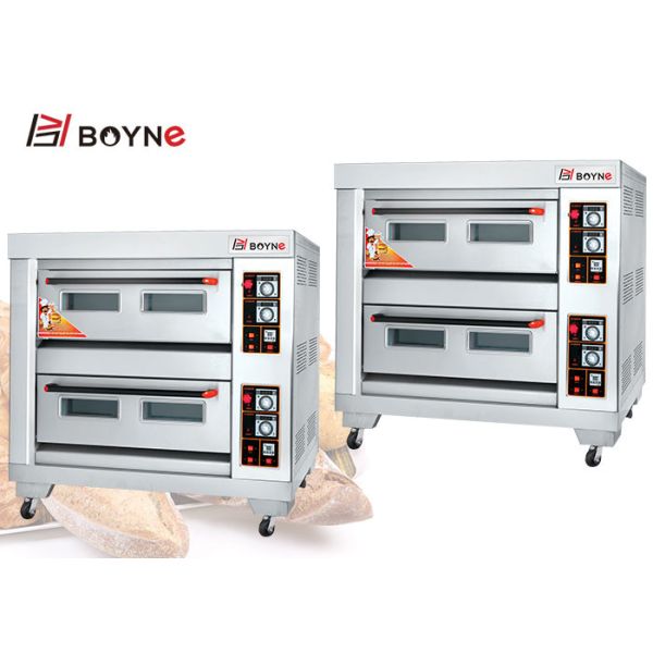 Gas One Deck Three Trays Baking Oven Stainless Steel for Restaurant