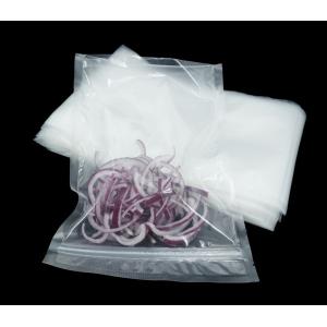 3mil Embossed Food Vacuum Zipper Bags Nylon Vacuum Pouches