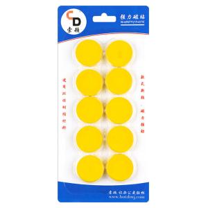 Round Plastic Coated Magnets Fashionable Appearance OEM Service