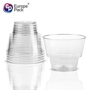 Party supply BPA Free dessert tableware 150ml disposable mousse plastic cup