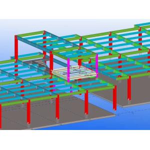 Customize H Beam Q355B Steel Structure Garage Frame